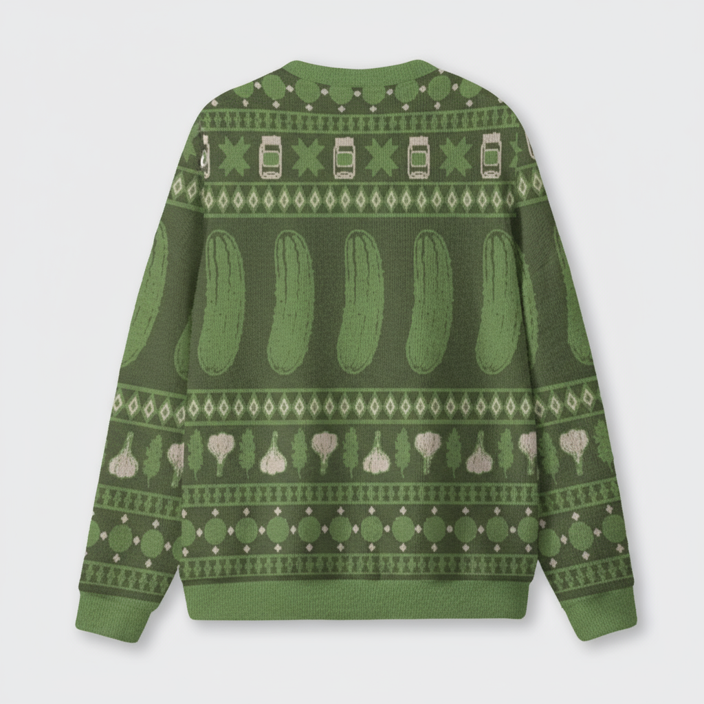 Pickle Ugly Knit Sweatshirt