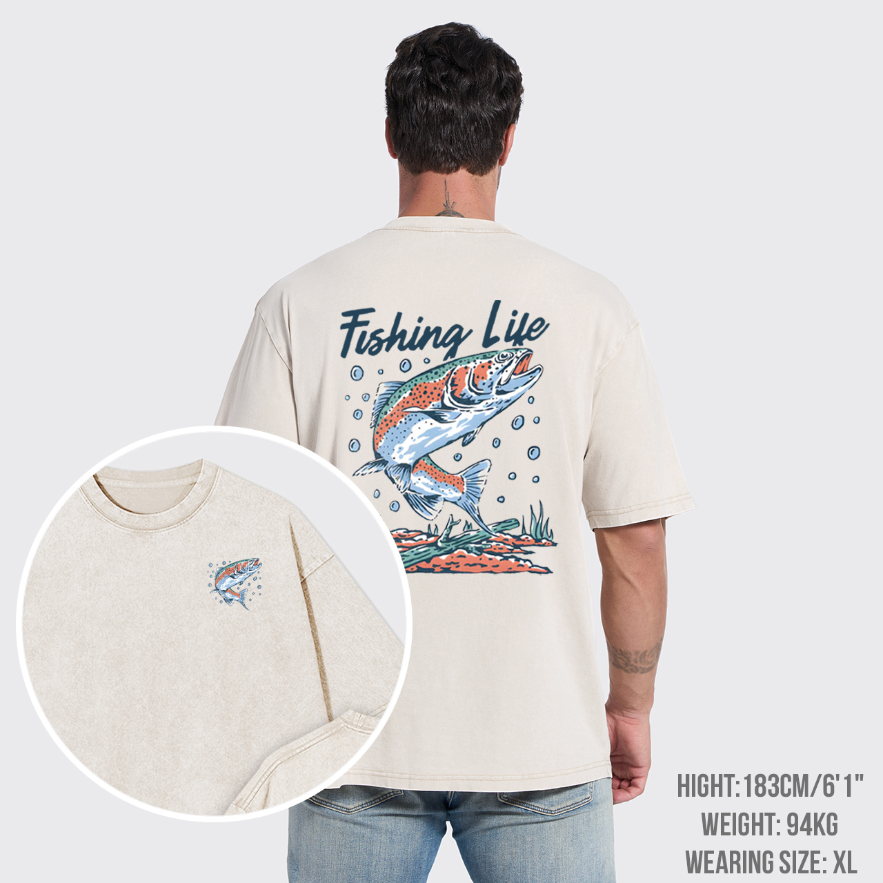 Fishing Life Garment-dye Tees