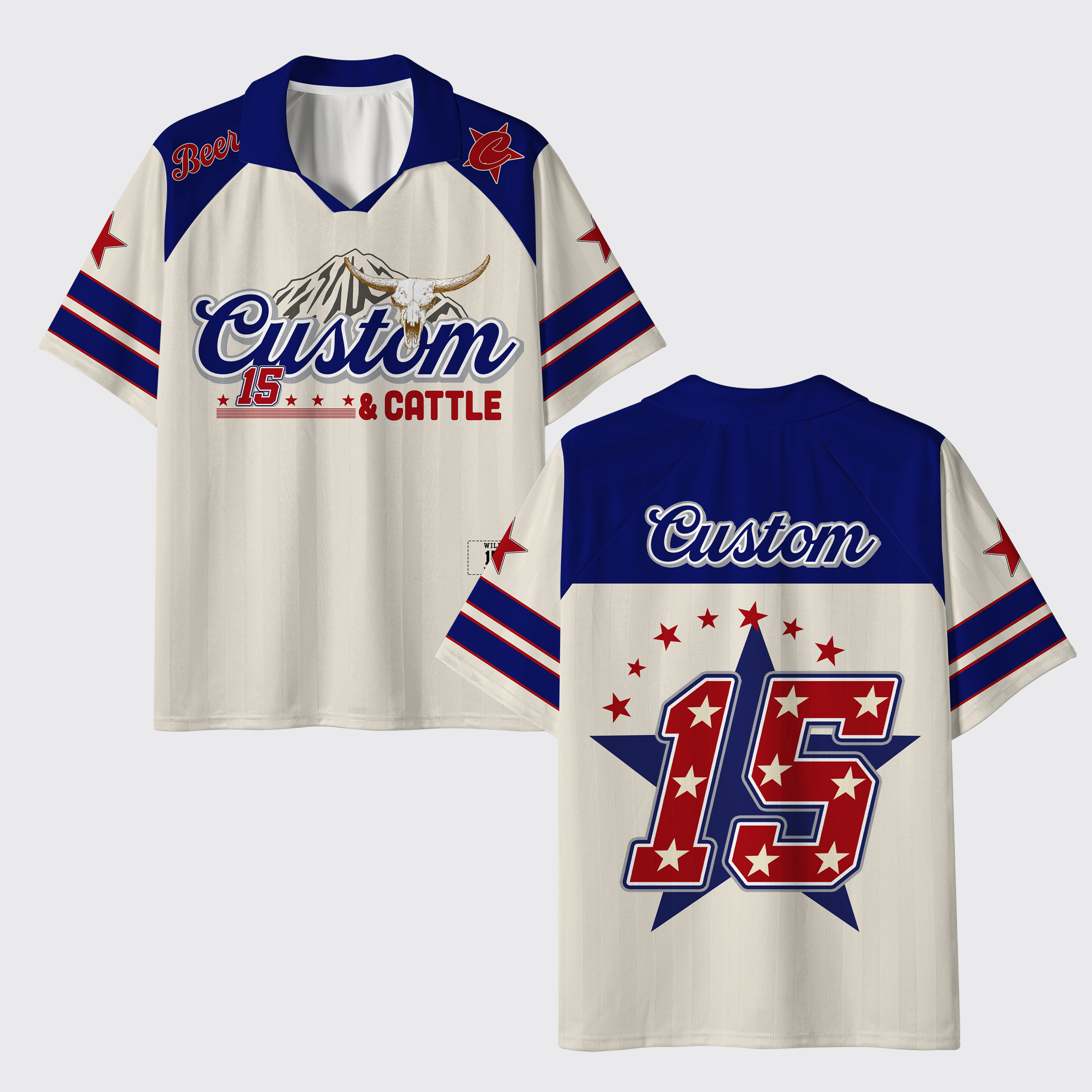 Personalized Beer Lapel Jersey