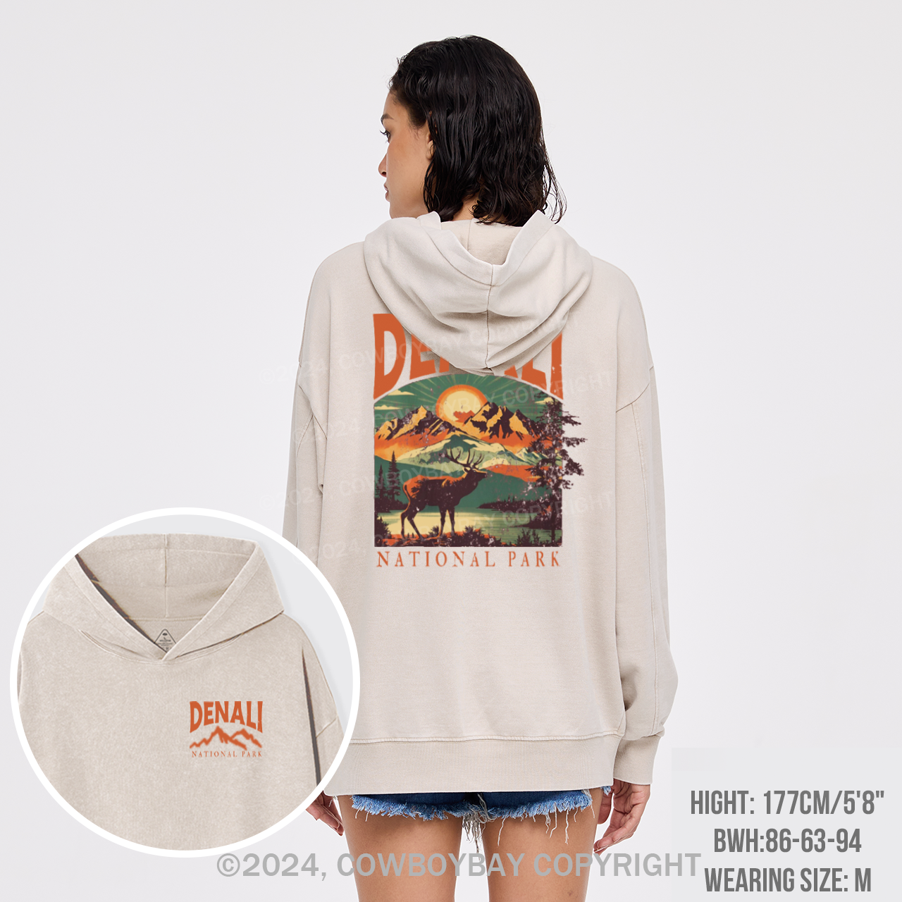 Denali National Park Garment-Dye Hoodies