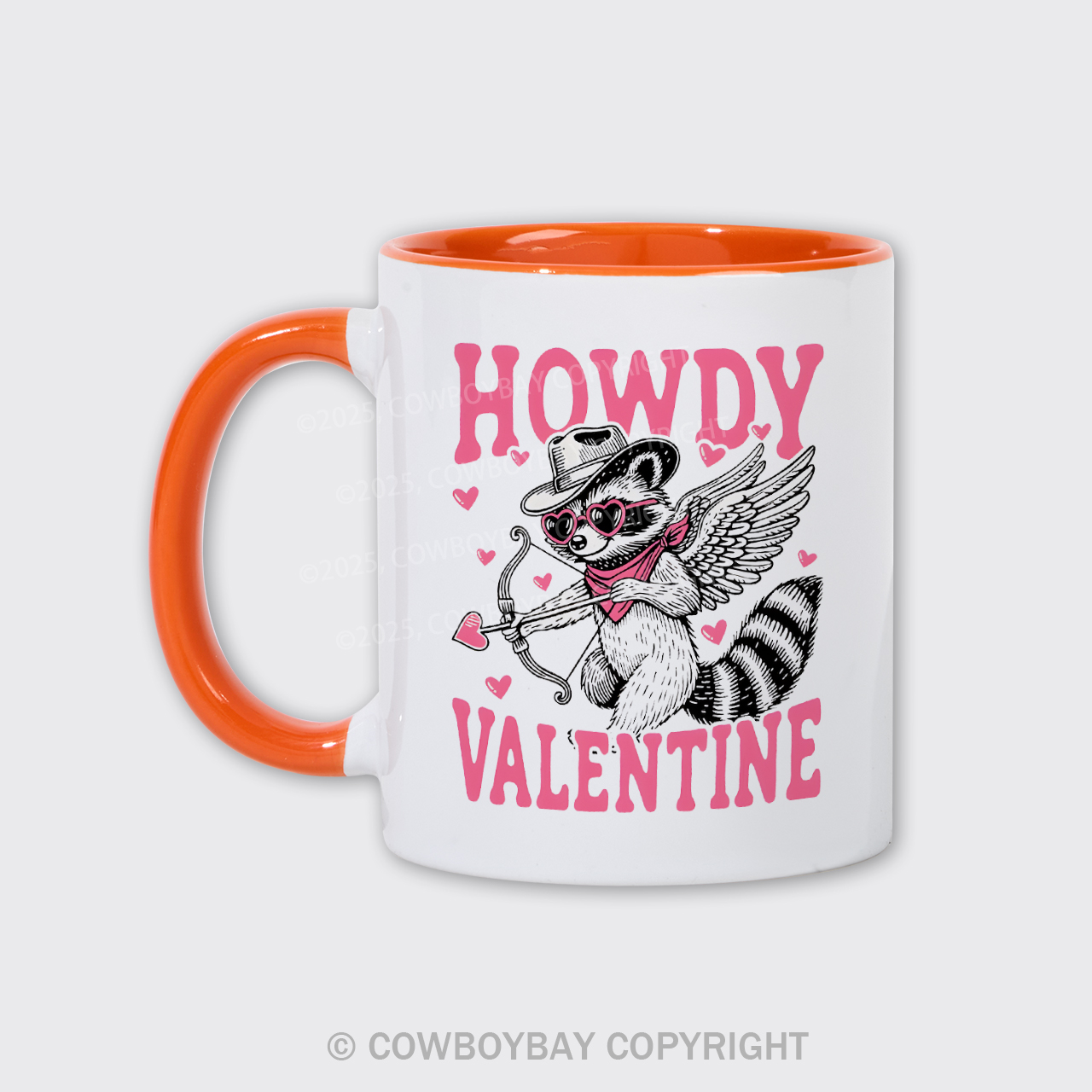 Funny Raccoon Valentine Mug