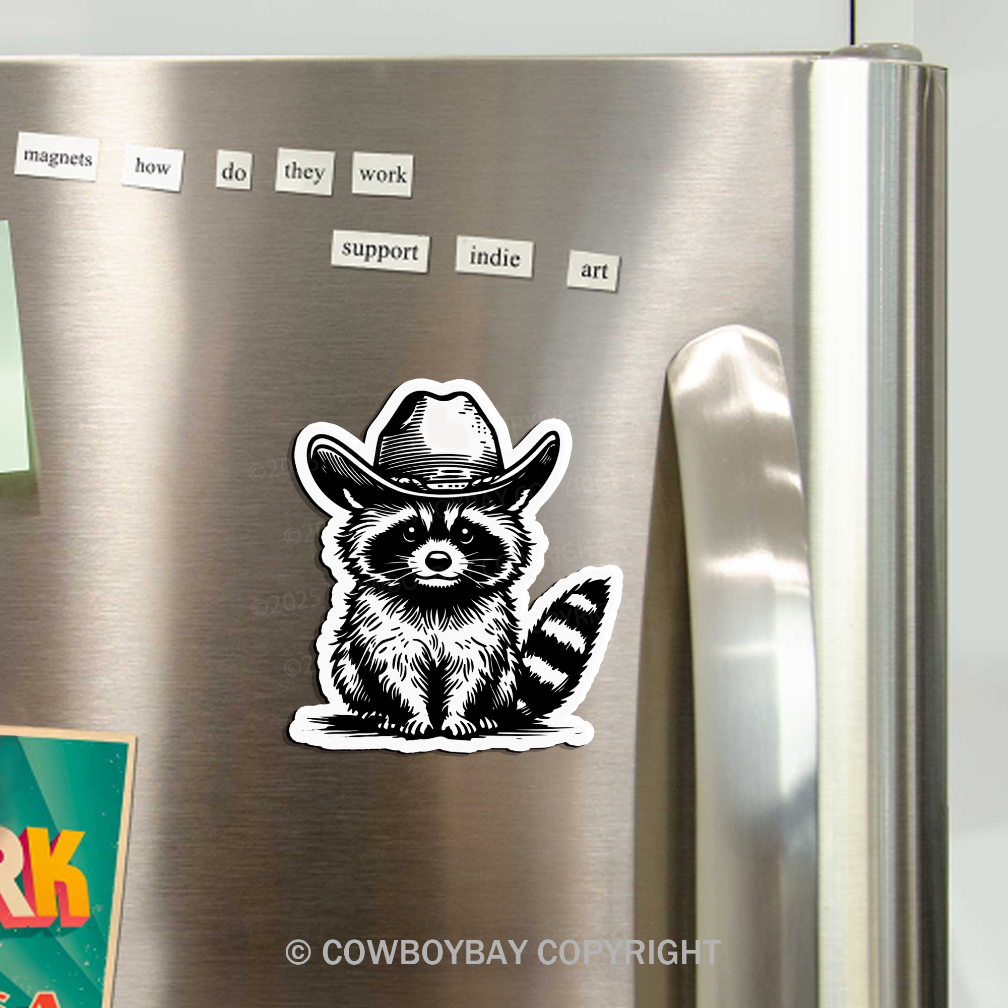 Howdy Bandit Fridge Magnet