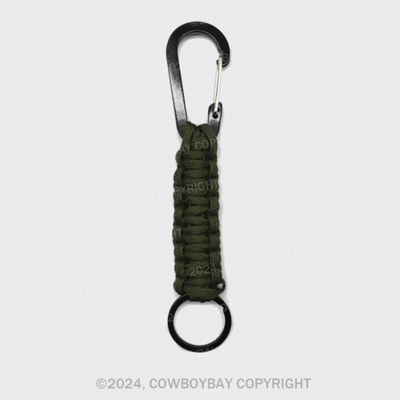 Outdoor Emergency Survival Hiking Buckle Keychain
