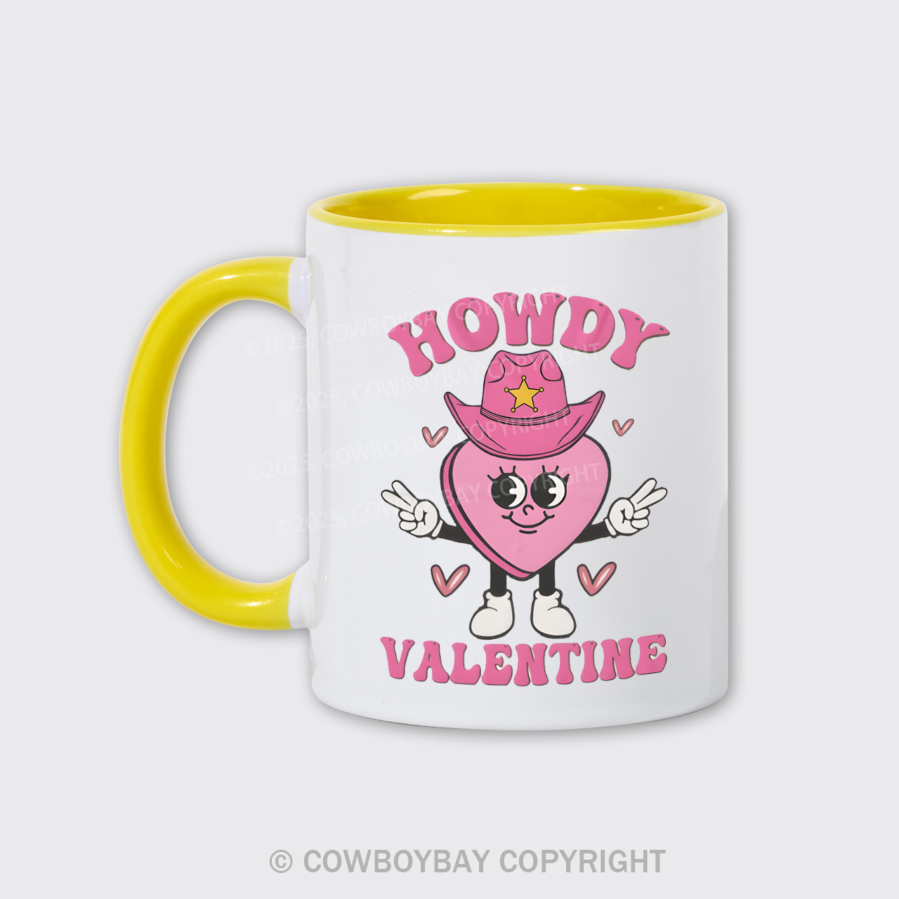 Howdy Valentines Day Mug