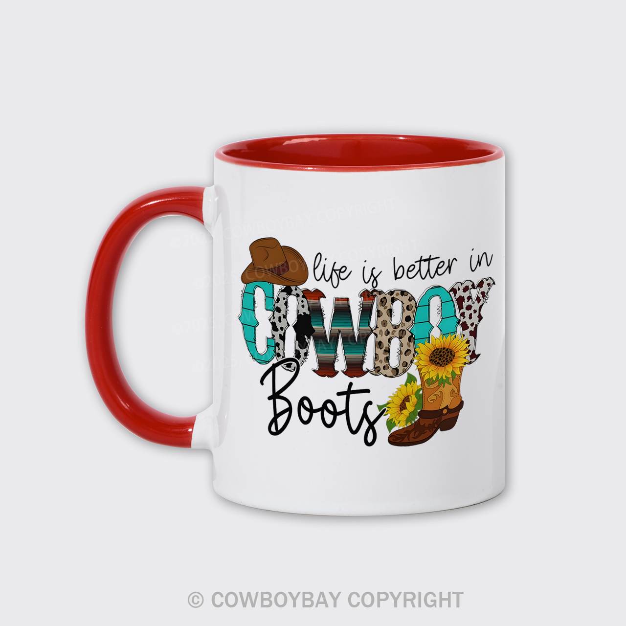 Cowboy Boots Life Mug