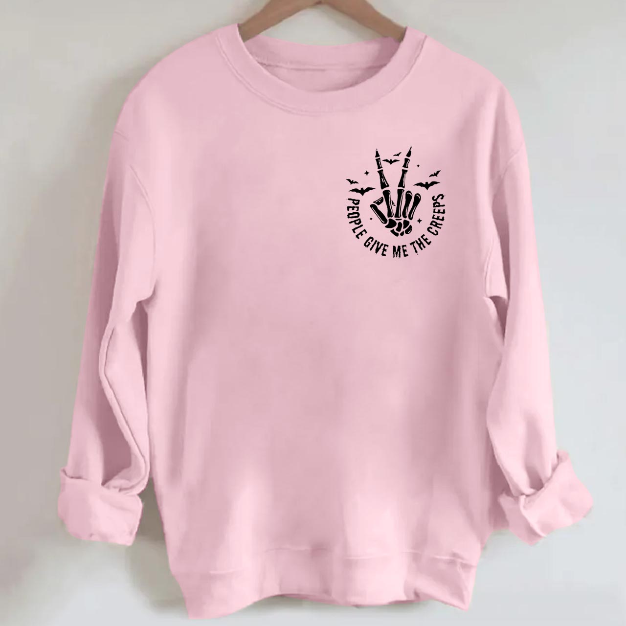 People Give Me The Creeps Halloween Sweatshirt