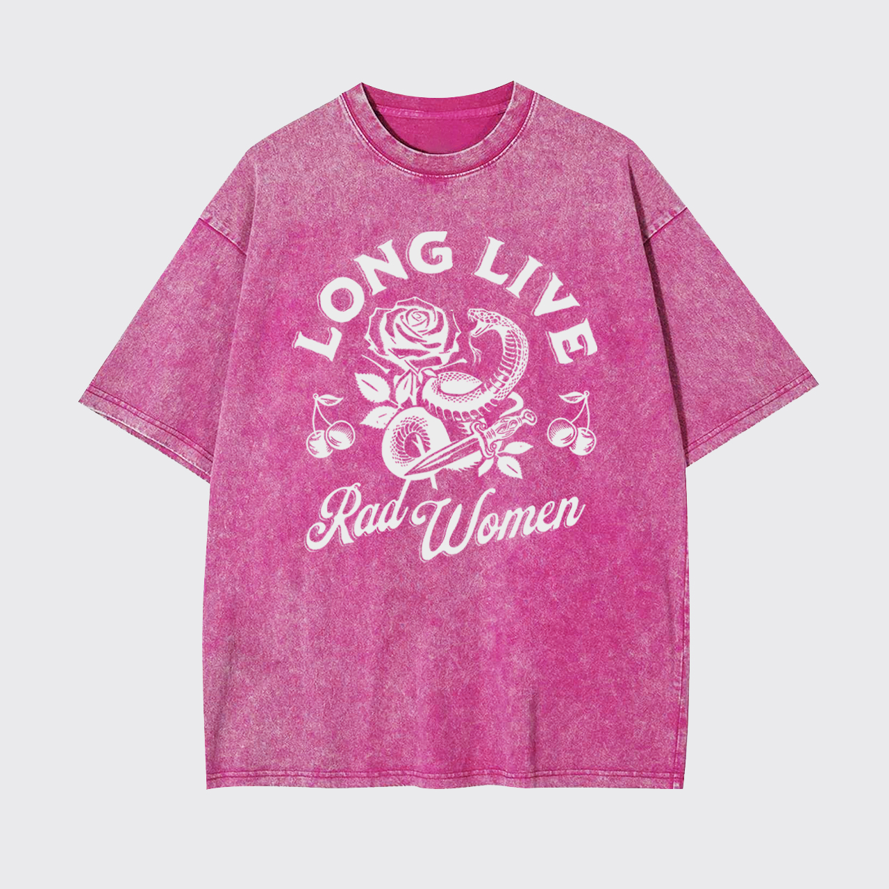Long Live Rad Women Garment-dye Tees