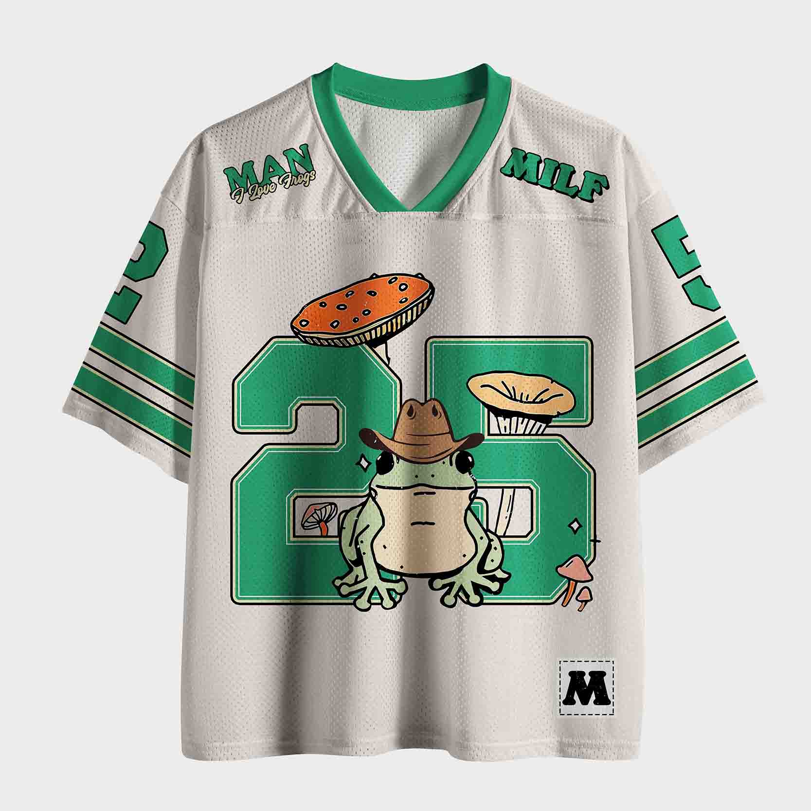 Personalized I Love Frogs Mesh Jersey