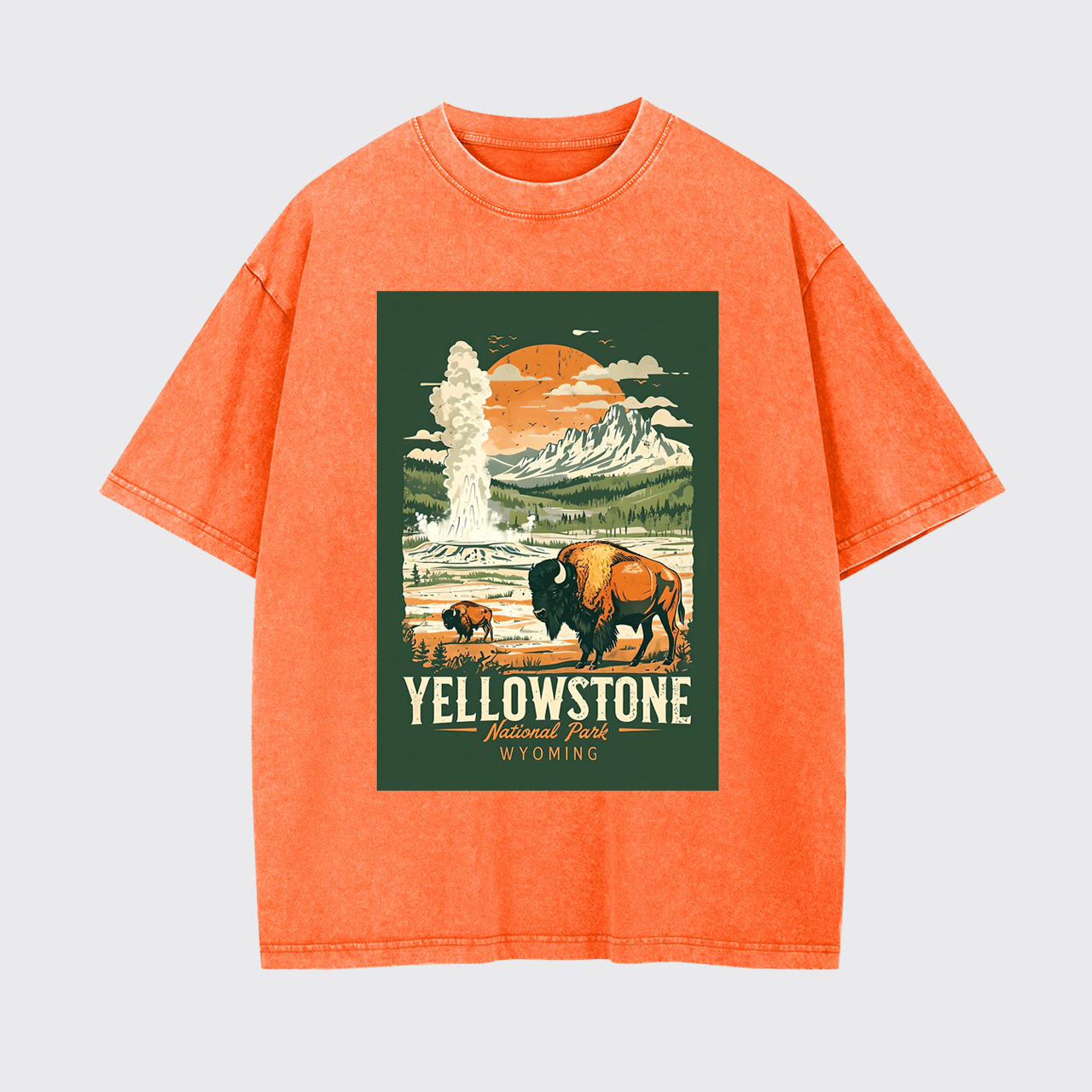 Yellowstone National Park Garment-dye Tees