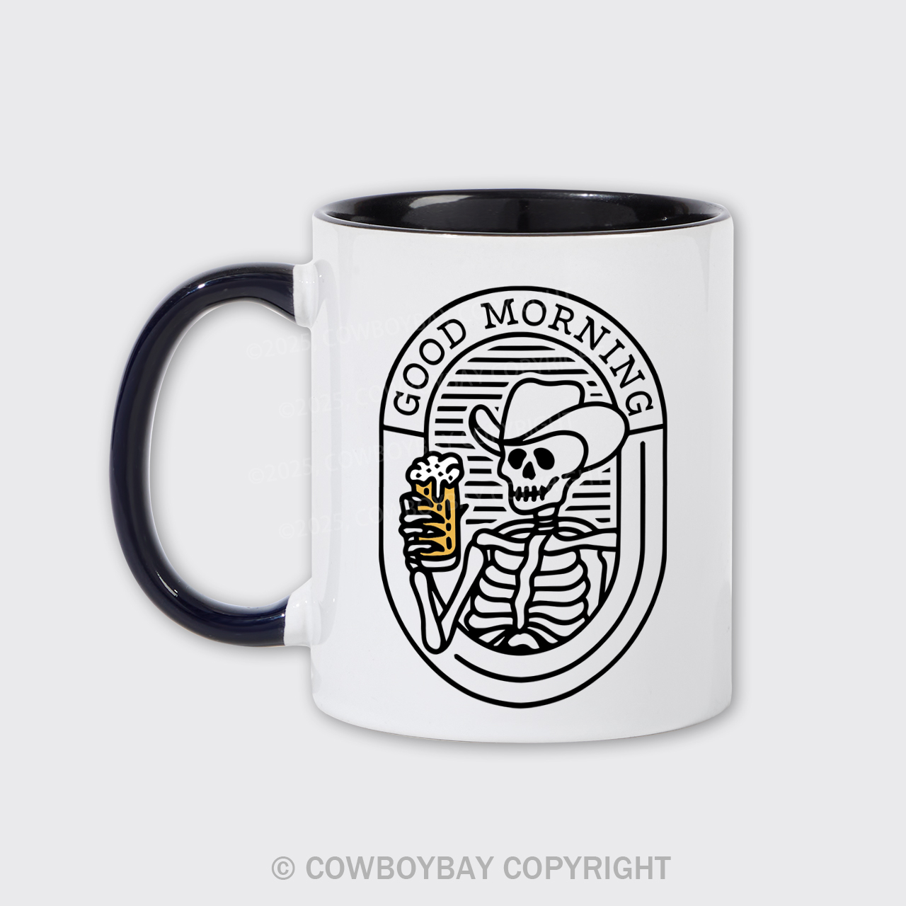 Cowboy Skeleton Mug