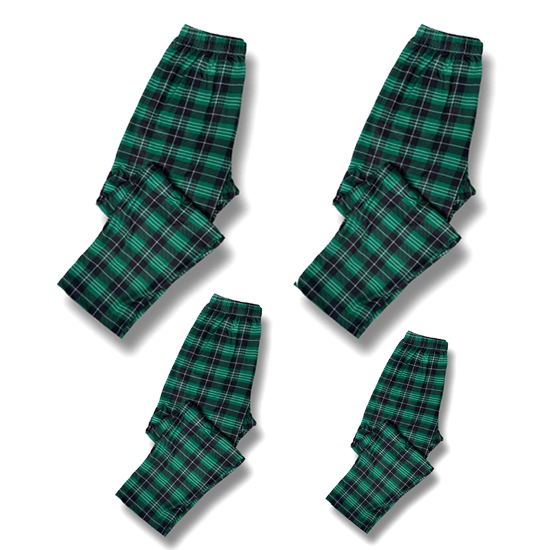 Full Size Christmas Plaid Family Matching Pajama Pants