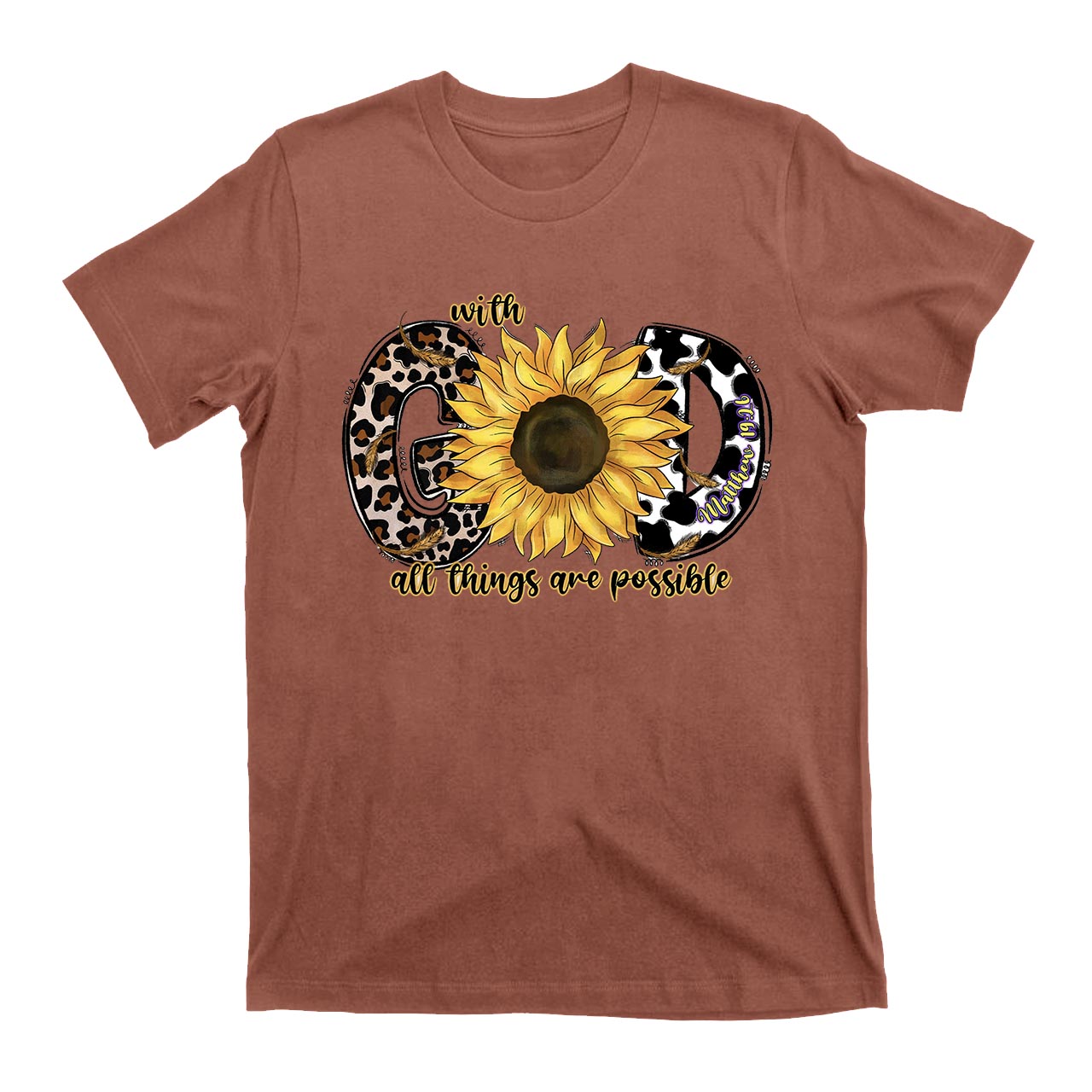 With God All Things Are Possible T-Shirts