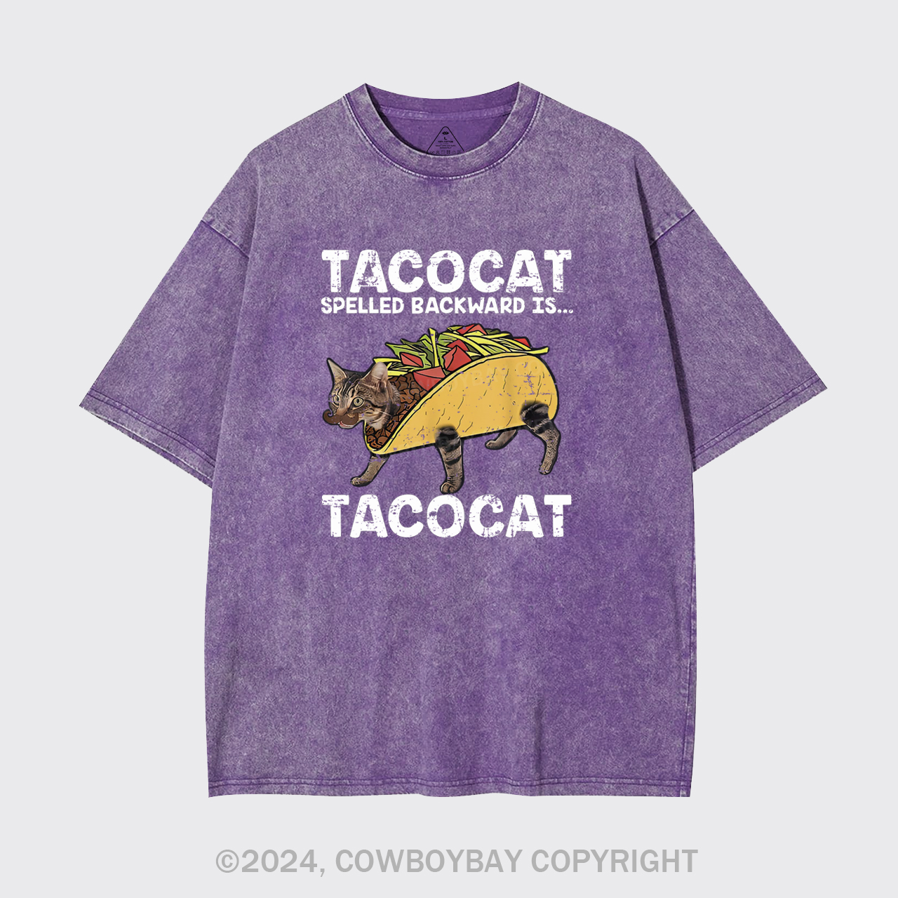 Vintage Taco & Cat Garment-dye Tees