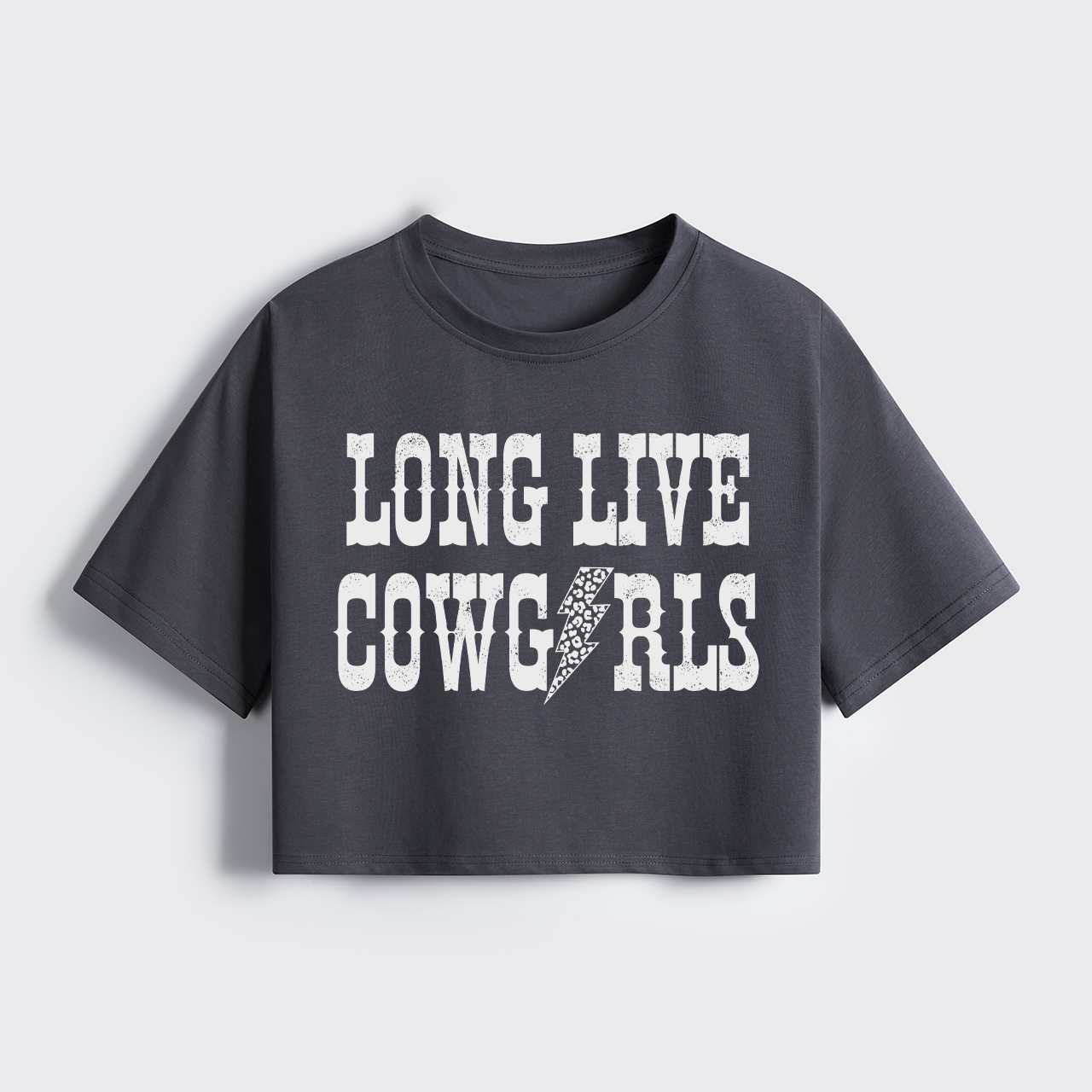 Long Live Cowgirls Cropped Boxy Tee