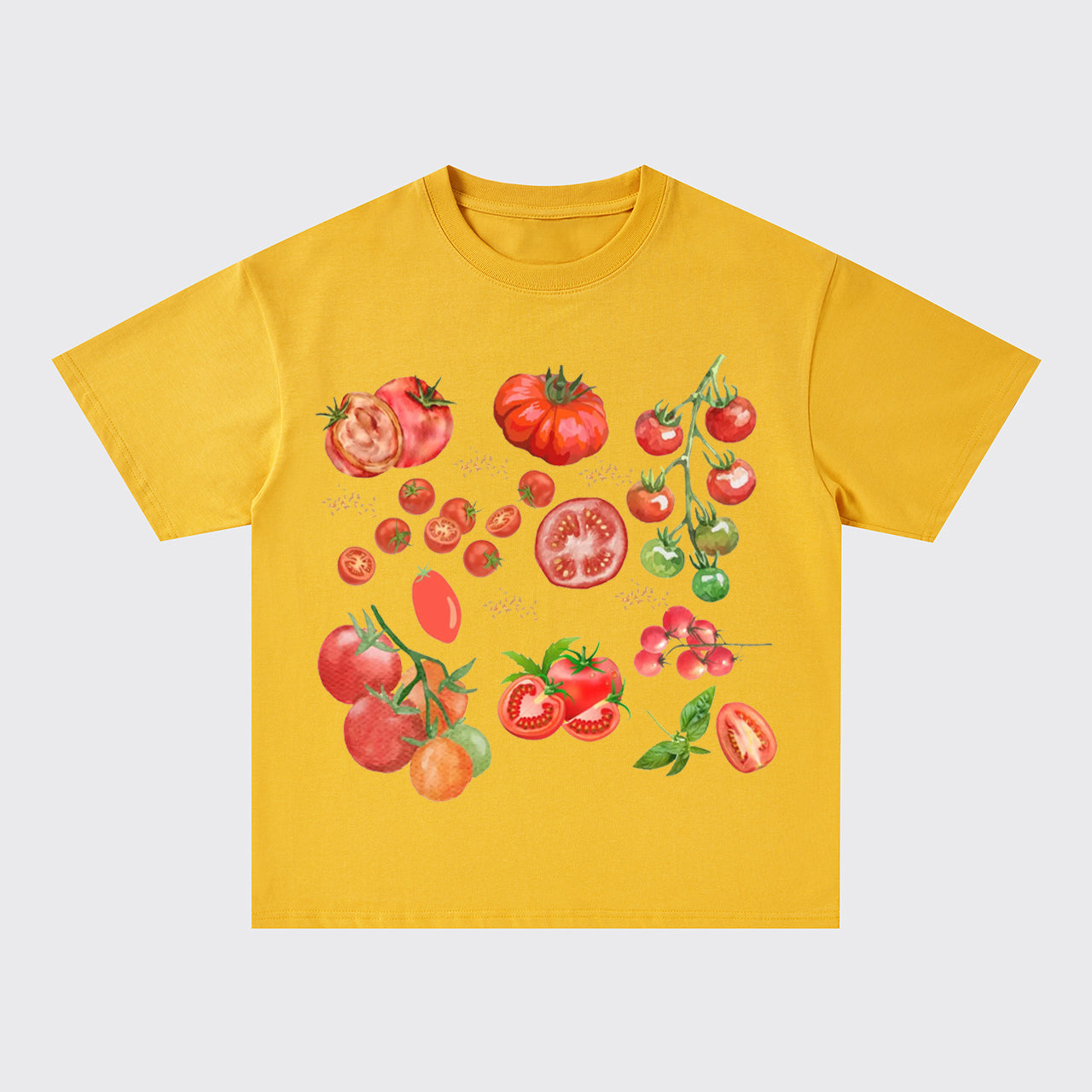 Vegetable Tomato Oversize T-Shirts