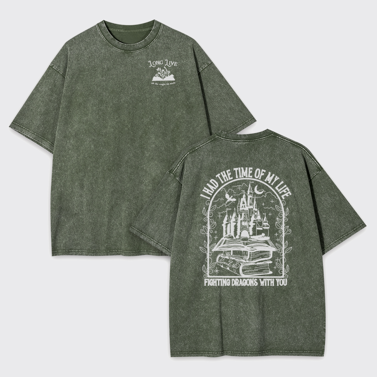 Long Live With You Garment-dye Tees