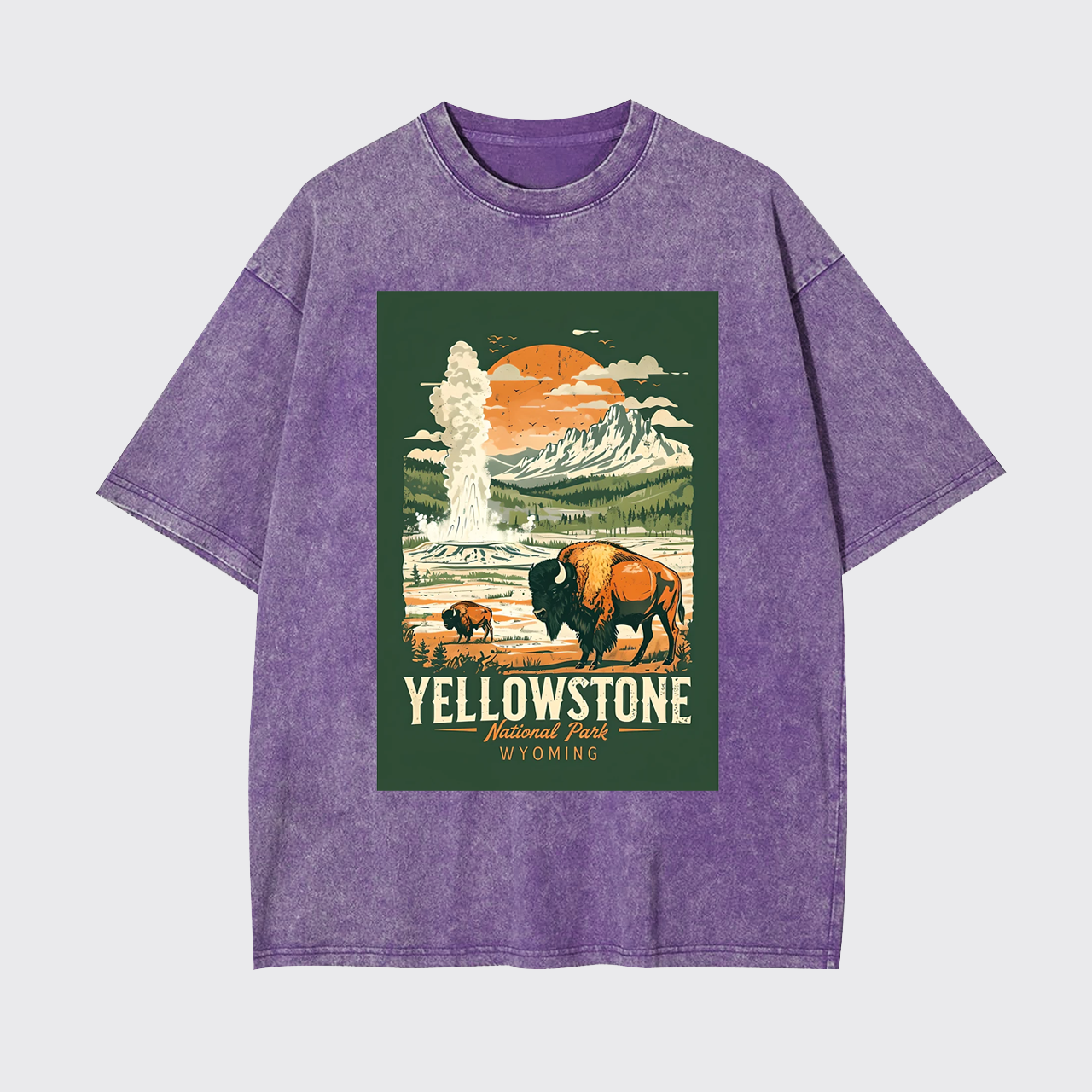 Yellowstone National Park Garment-dye Tees