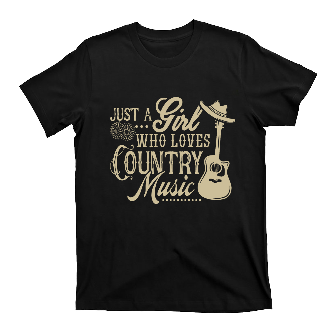 This Girl Loves Country Music Guitar T-Shirt This Girl Loves Country Music Guitar T-Shirt