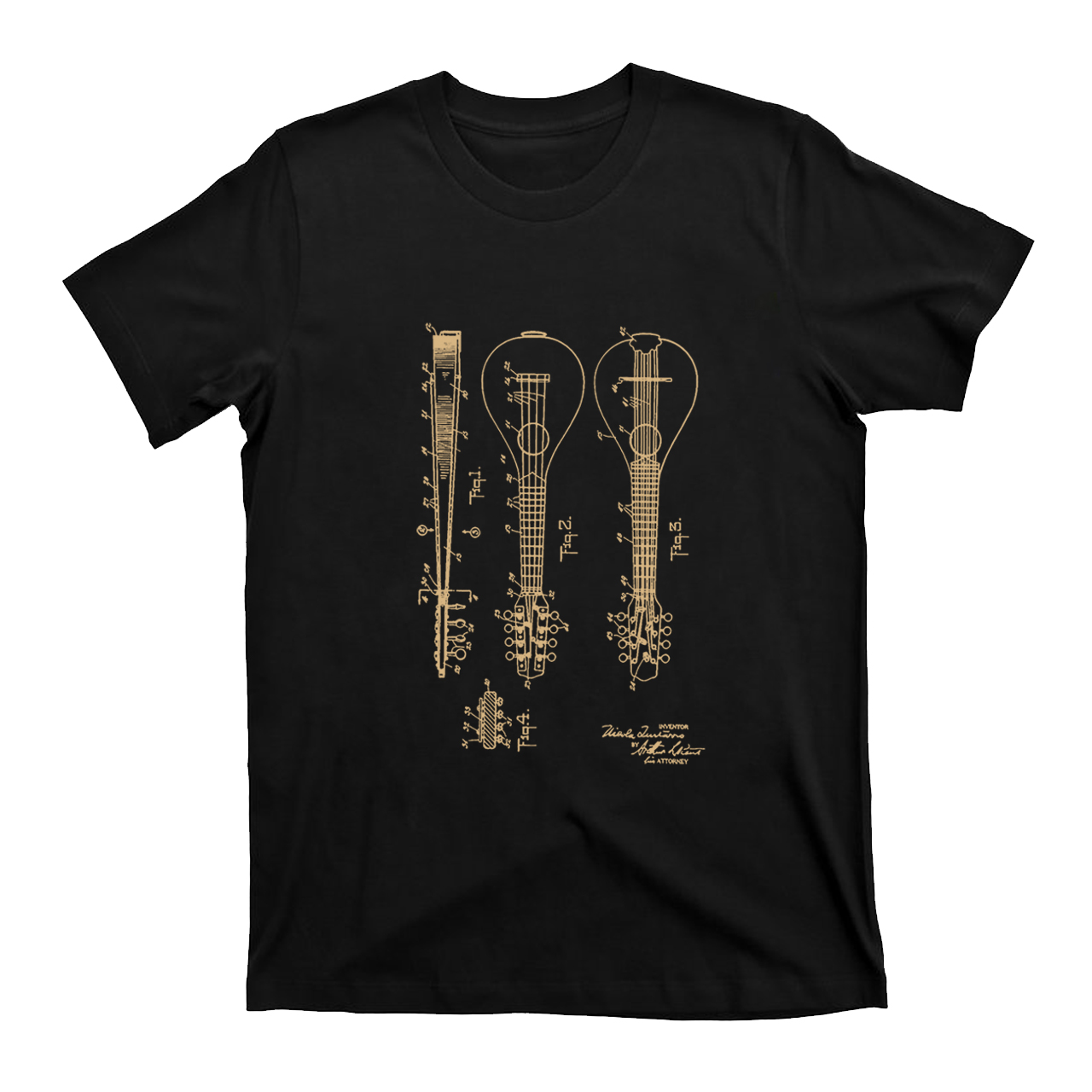 Gibson Mandolin Bluegrass Country Music T-Shirts