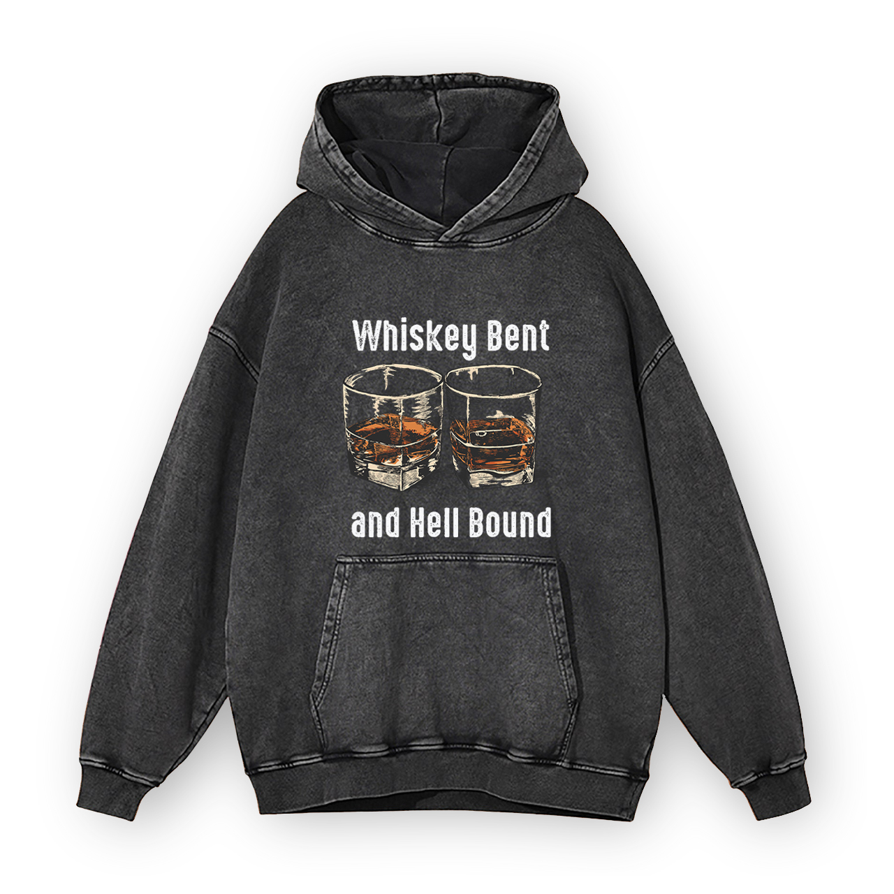 Whiskey Bent and Hell Bound Garment-Dye Hoodies