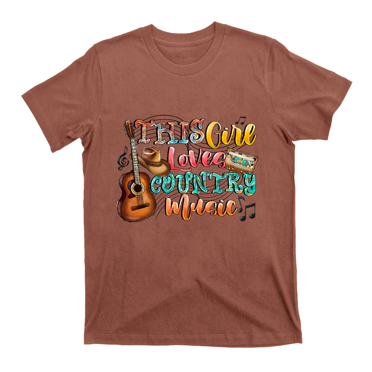 This Girl Love Country Music T-Shirts