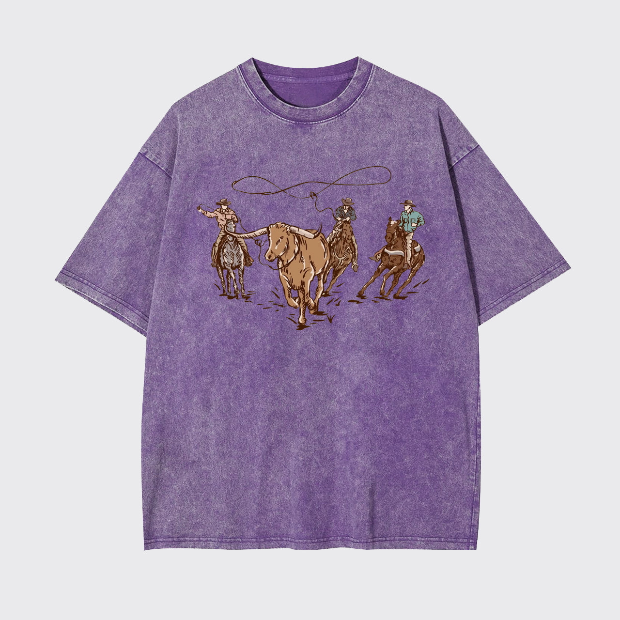 Western Retro Rodeo Garment-dye Tees