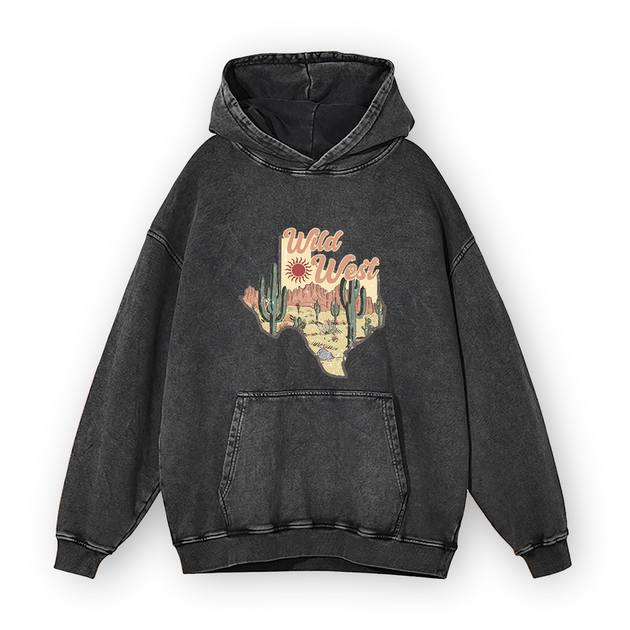 Wild West Texas Garment-Dye Hoodies