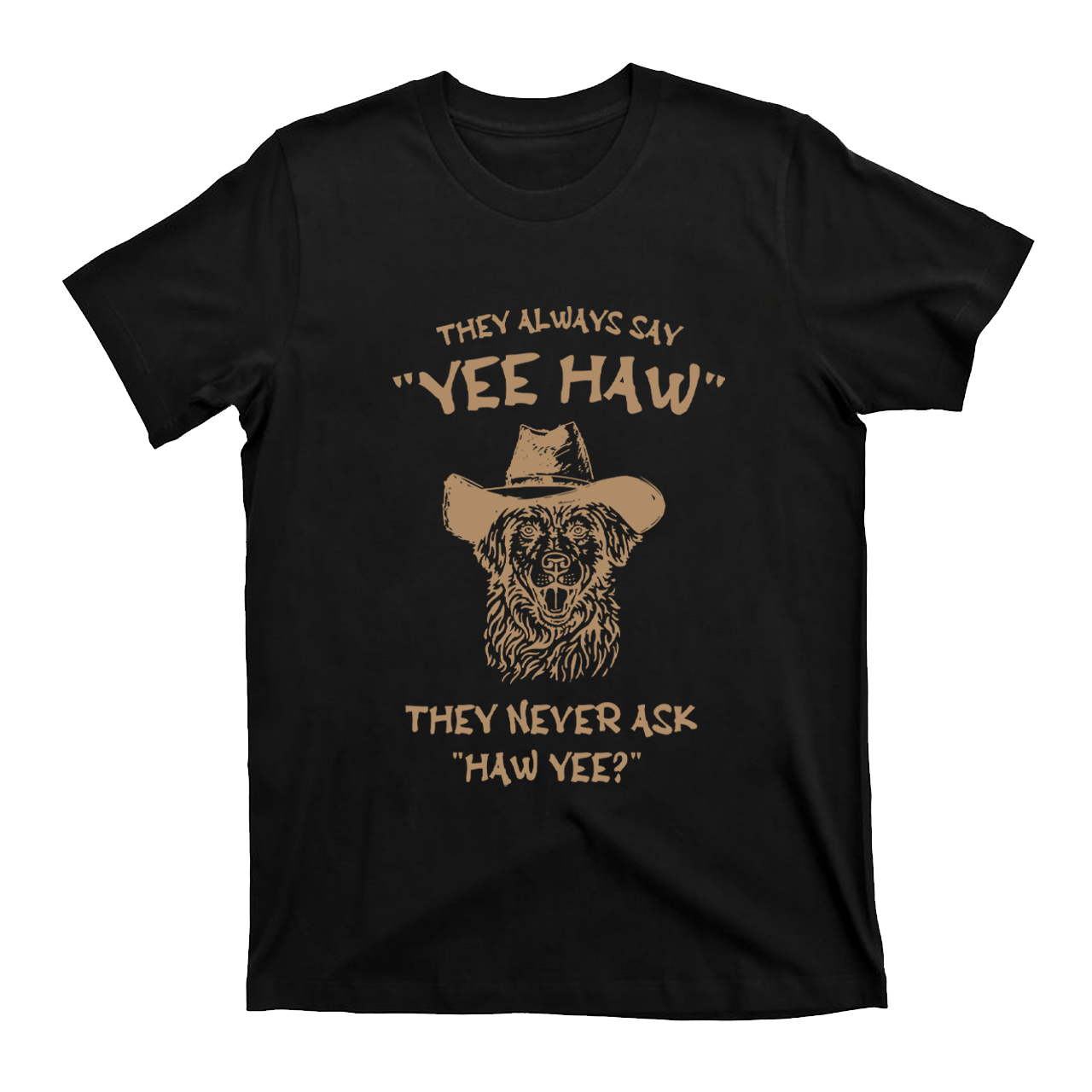 Yee Haw Western Dog Unisex T-shirt
