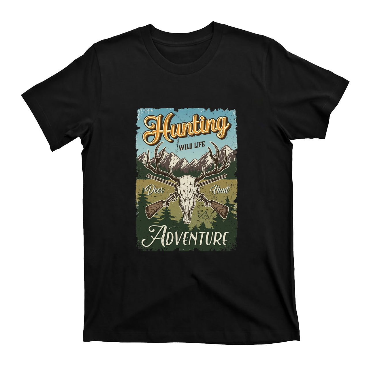 Hunting Wild Life Deer Hunt T-shirt