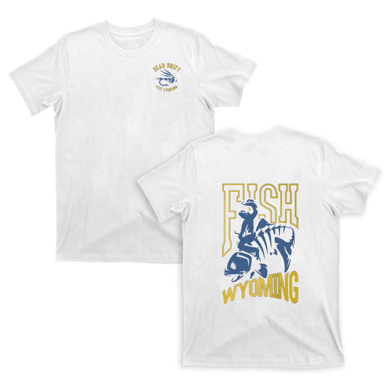 Dead Drift Fly Bucking Trout T-Shirt