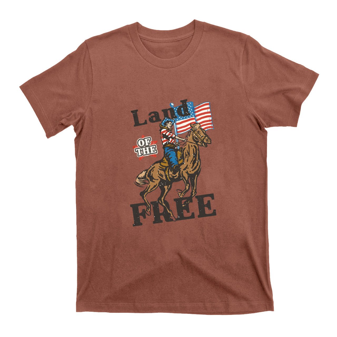 Land of the Free Cowboy T-shirt