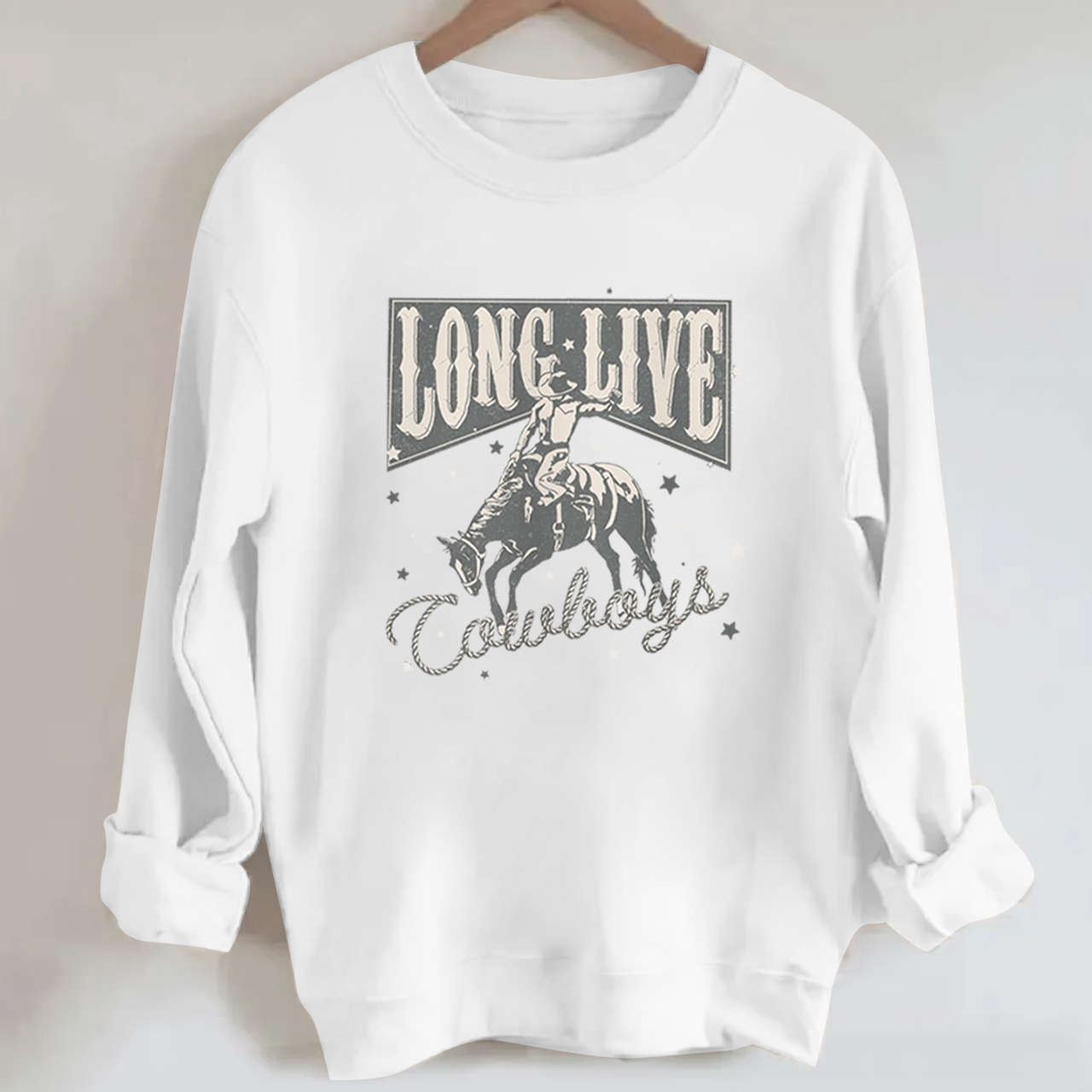Long Live Cowboy Western Sweatshirt