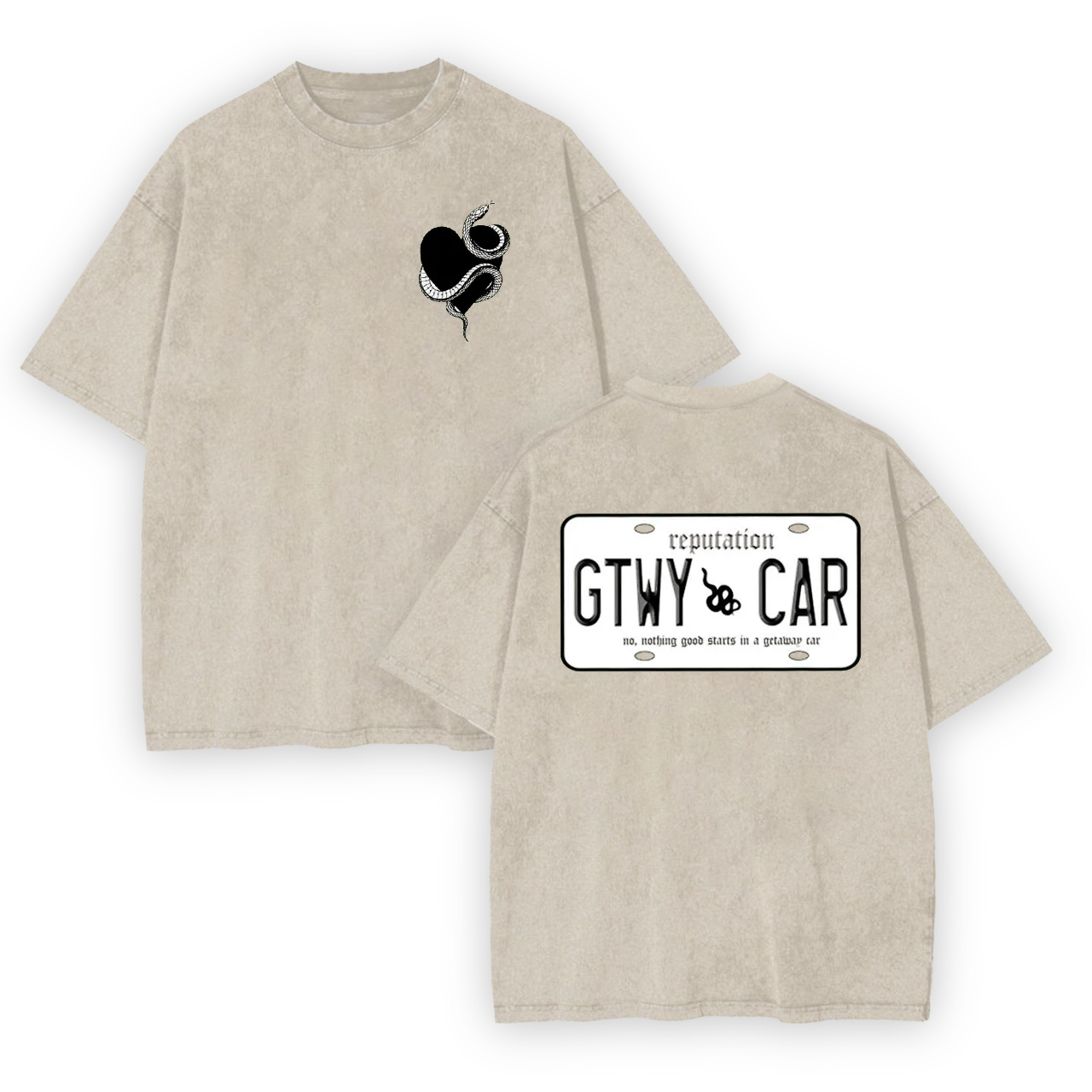 Nothing Good Starts In A Getaway Car Garment-dye Tees