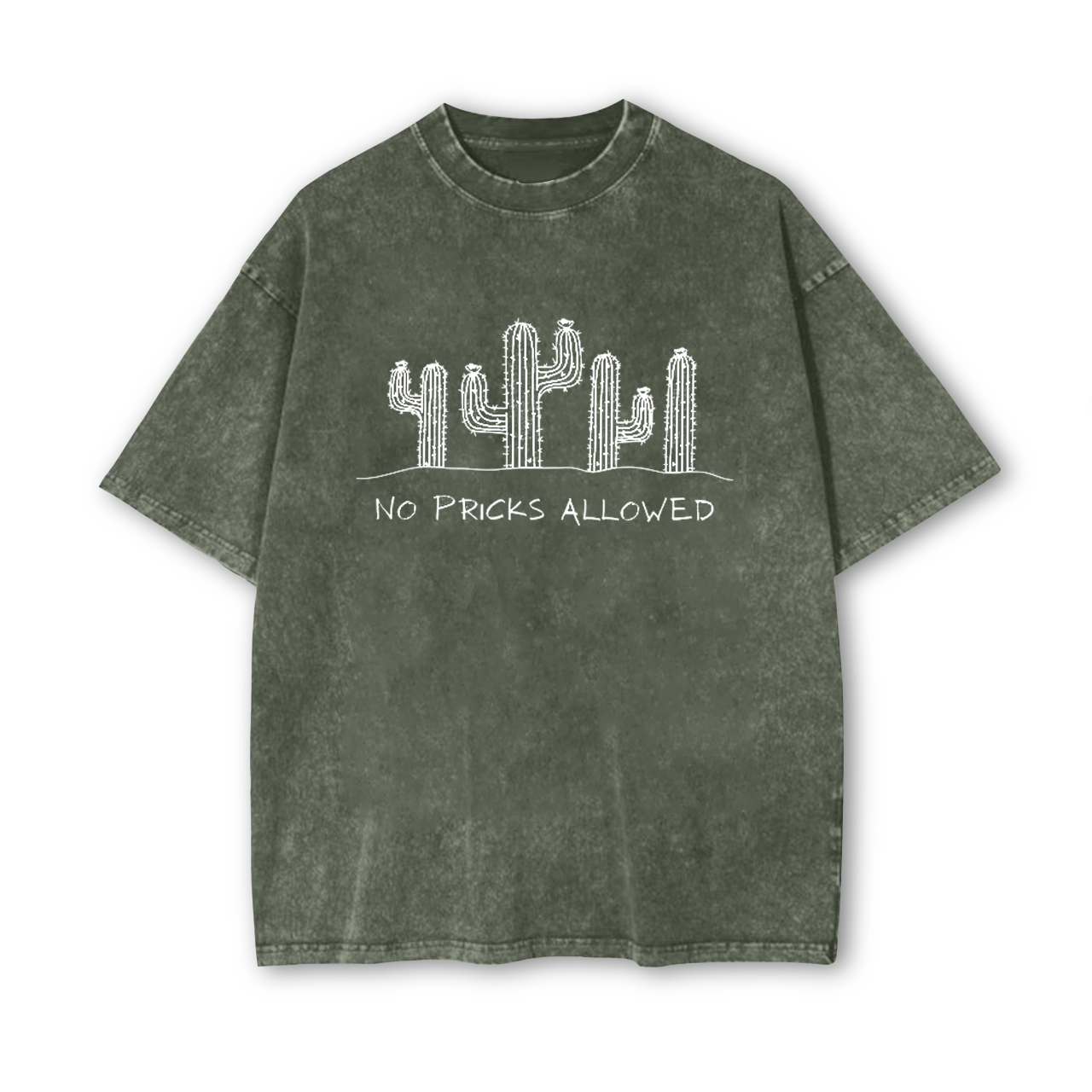 No Pricks Allowed Garment-dye Tees