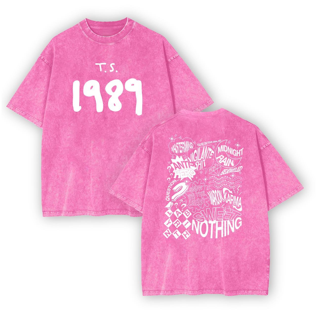 T.S. 1989 Midnight Garment-dye Tees