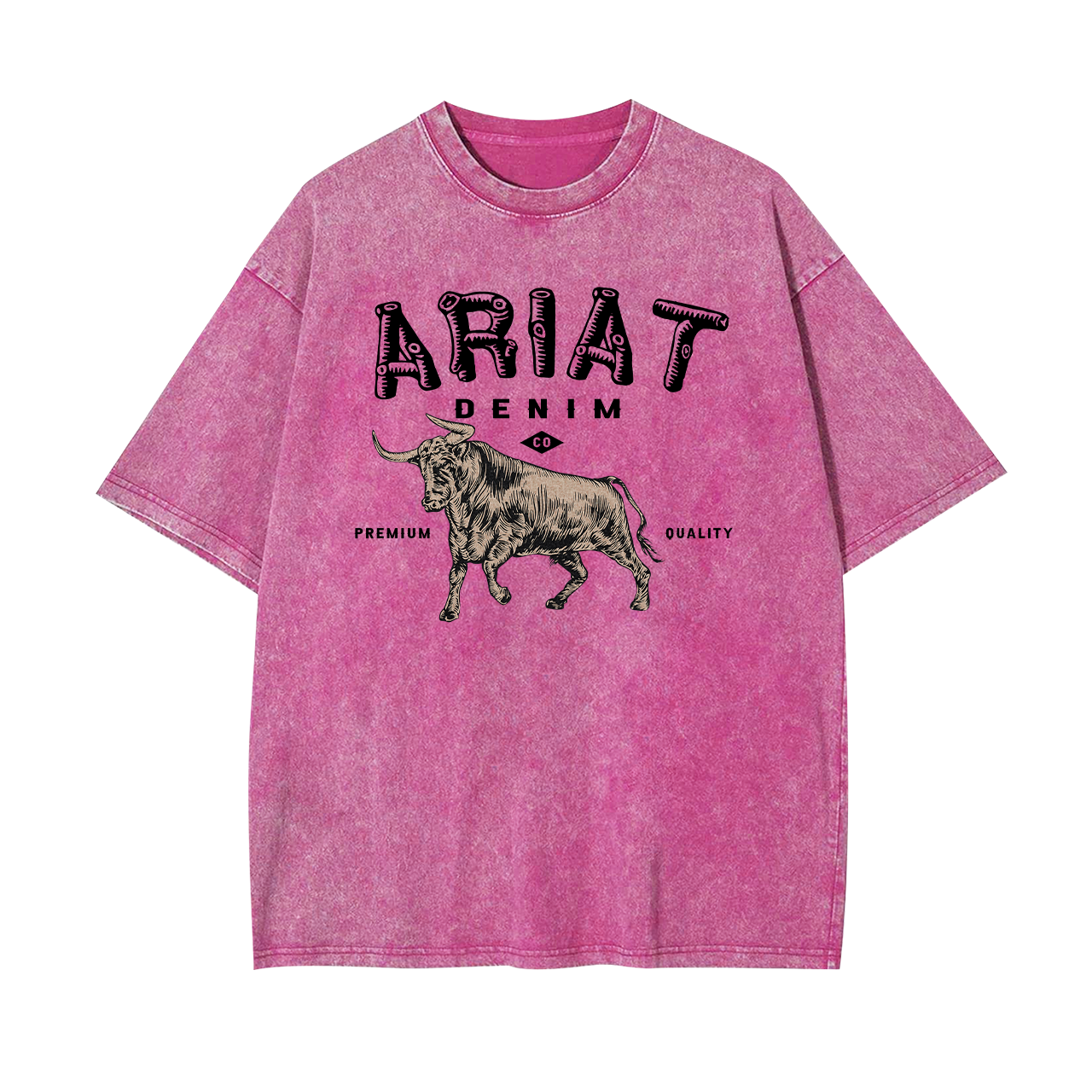 Ariat Denim Cowboy Garment-dye Tees