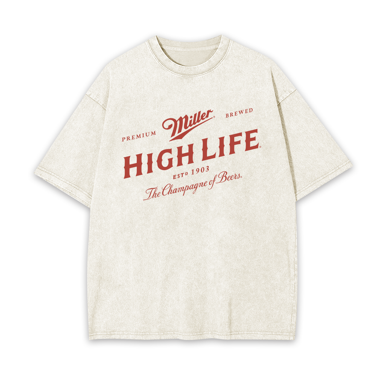 Miller High Life 1903 Garment-dye Tees