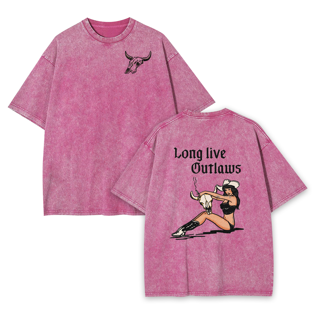 Long live Outlaws Garment-dye Tees
