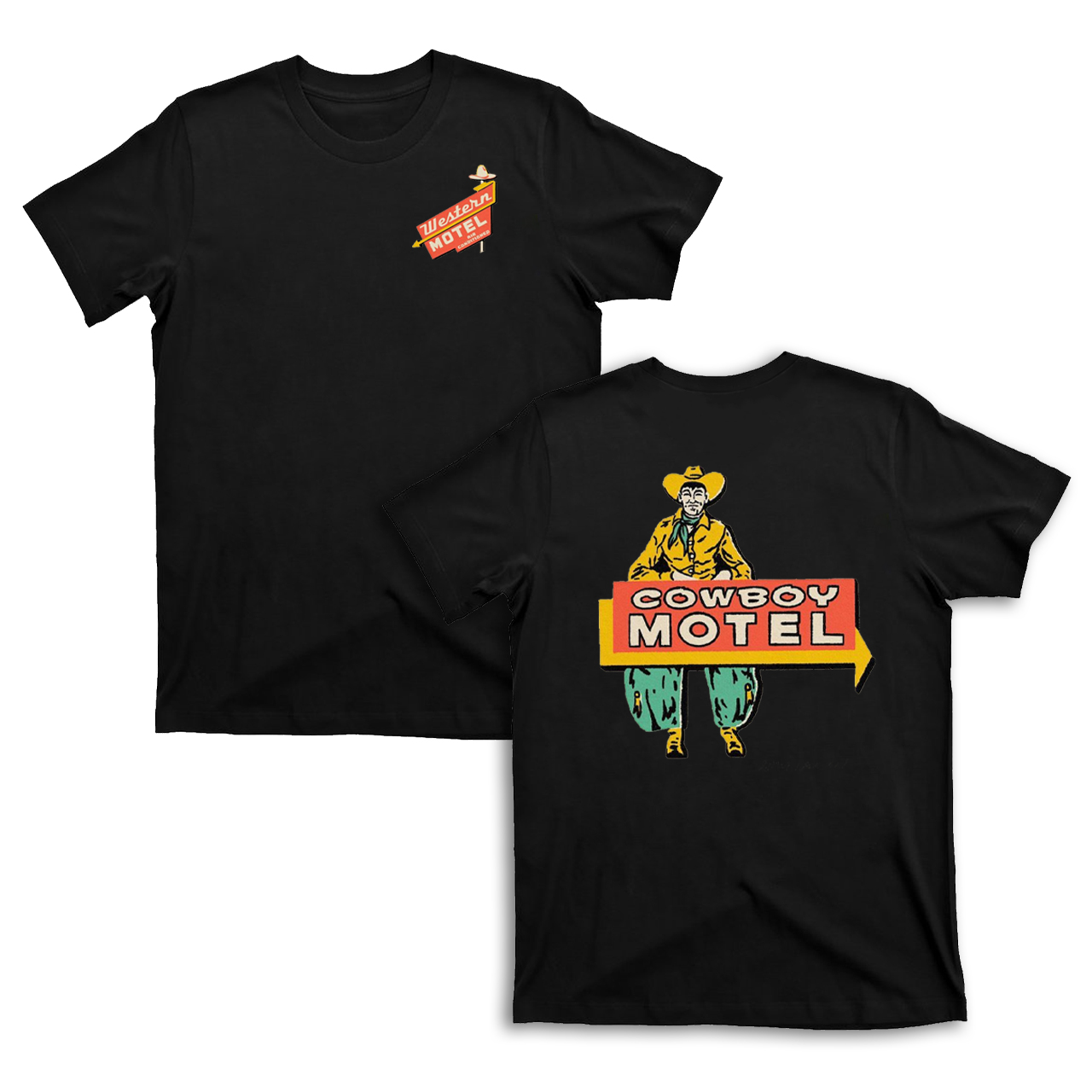 Cowboy Western Motel T-Shirts