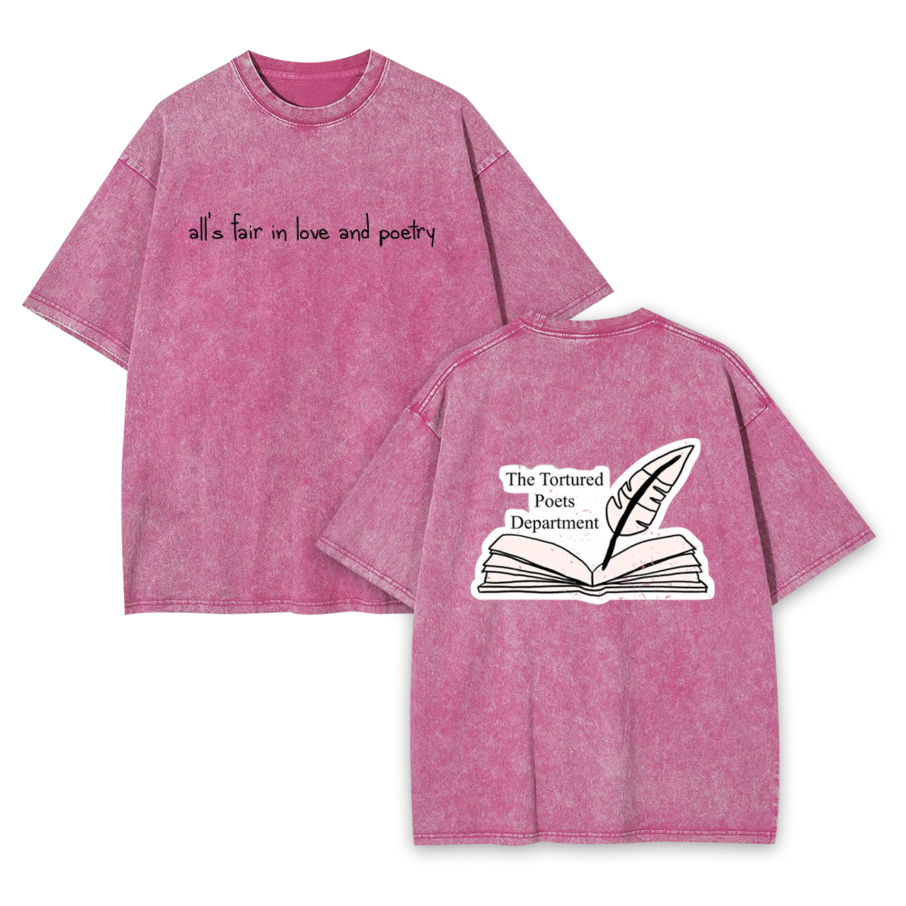 All's Fair In Love and Poetry Tortured Poets Department Garment-dye Tees