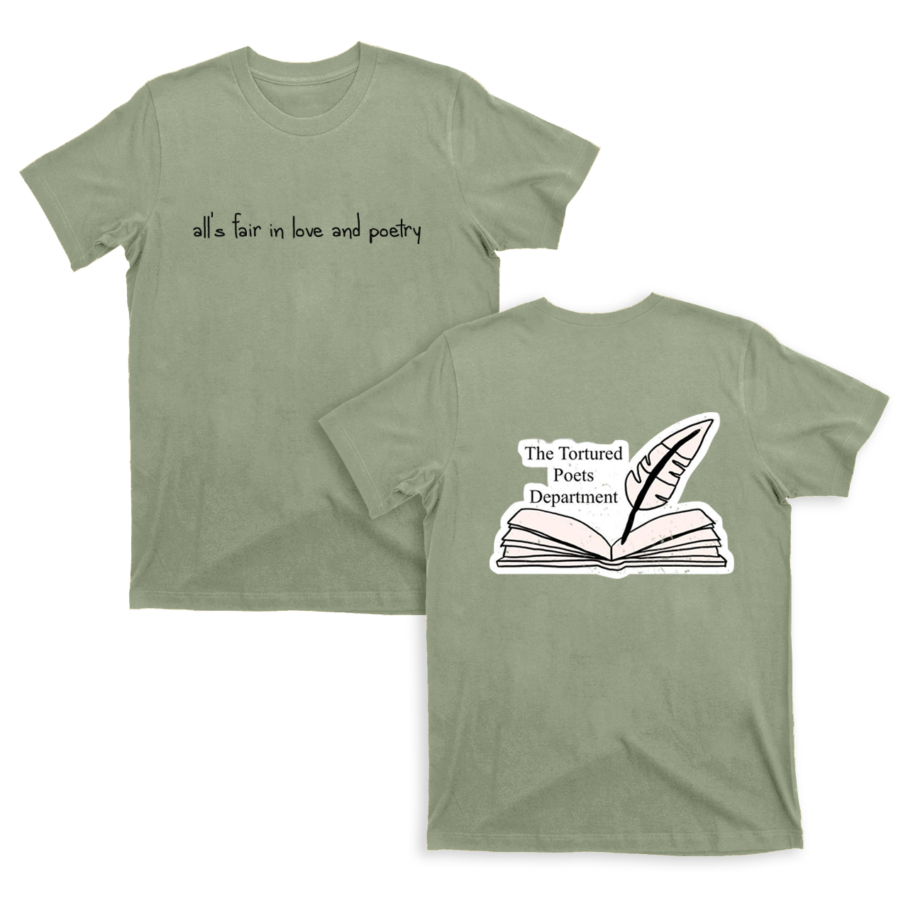 All's Fair In Love and Poetry Tortured Poets Department T-Shirts