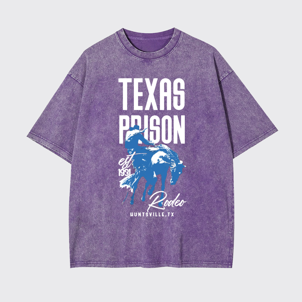 Texas Prison Rodeo Cowboy Garment-dye Tees