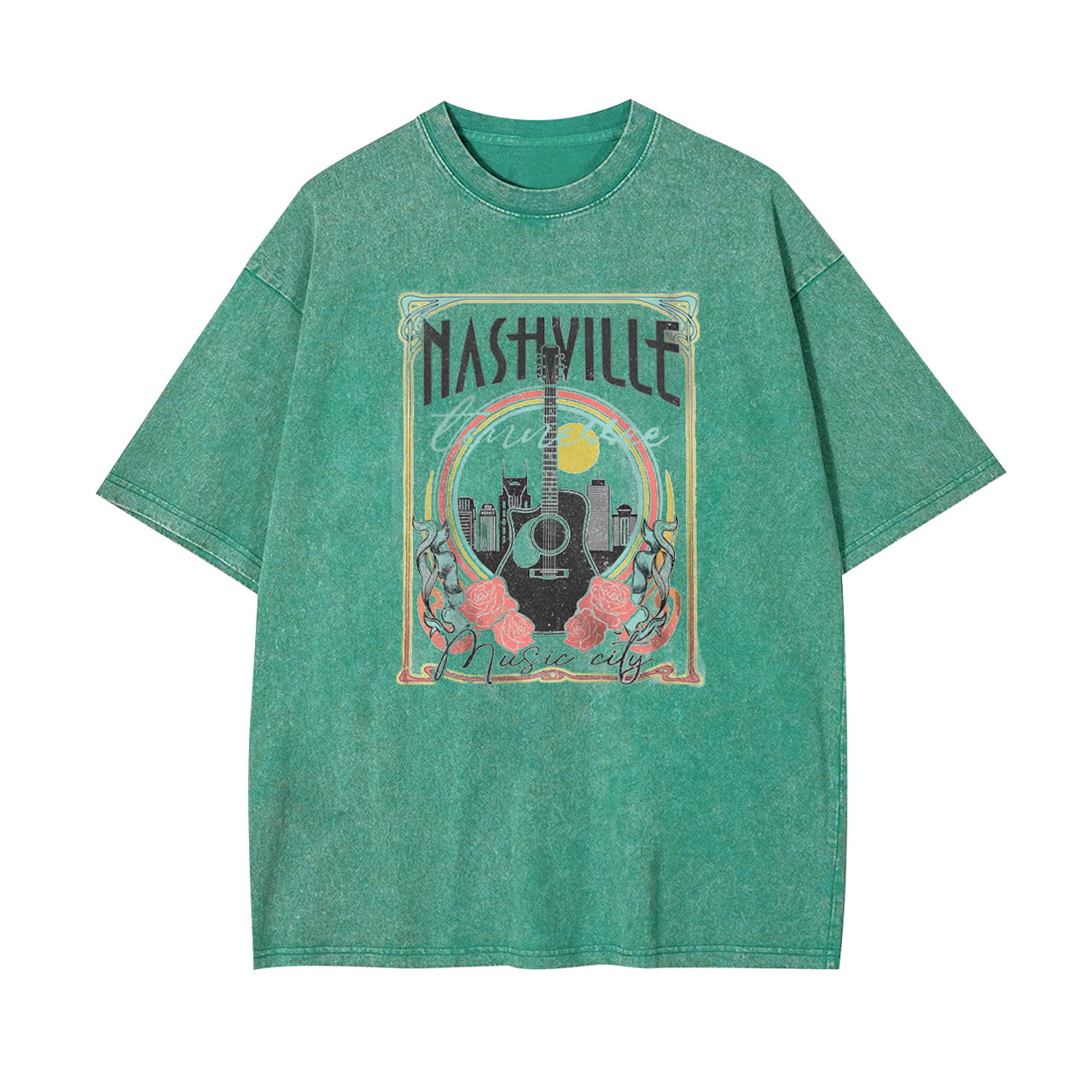 Nashville Music City Garment-dye Tees