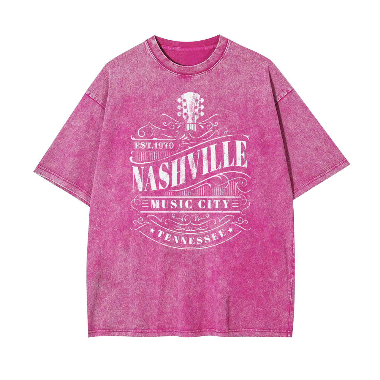 Nashville Music City EST.1970 Garment-dye Tees