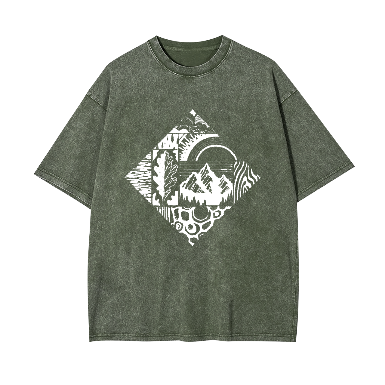 Mysterious Four Corners Garment-dye Tees