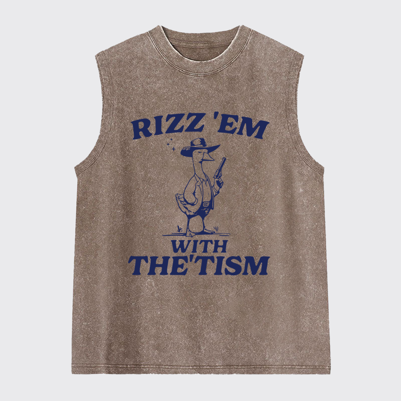 Funny Goose-Rizz 'Em With The 'Tism Washed Tanks