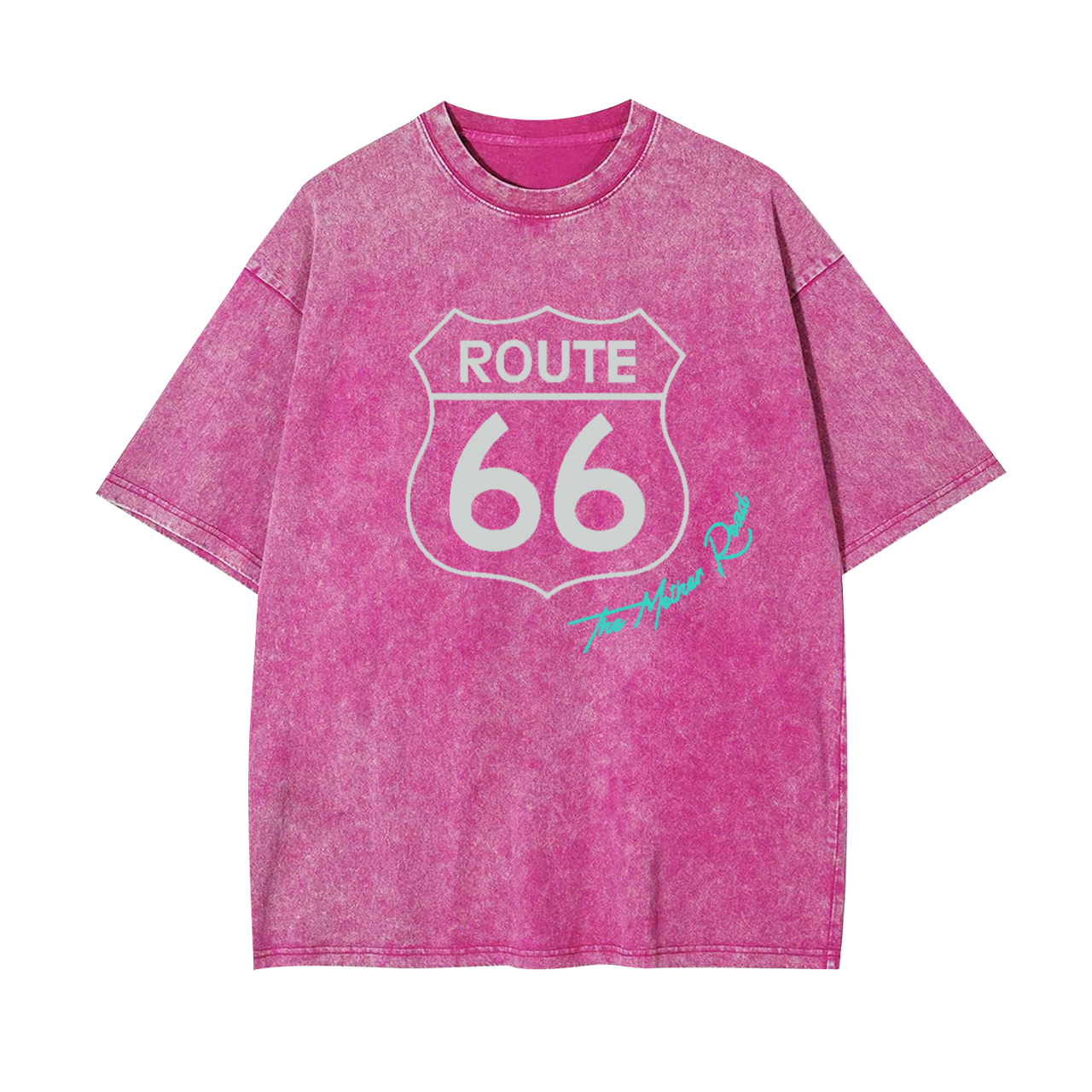 Historic US Route 66 Mother Road Garment-dye Tees