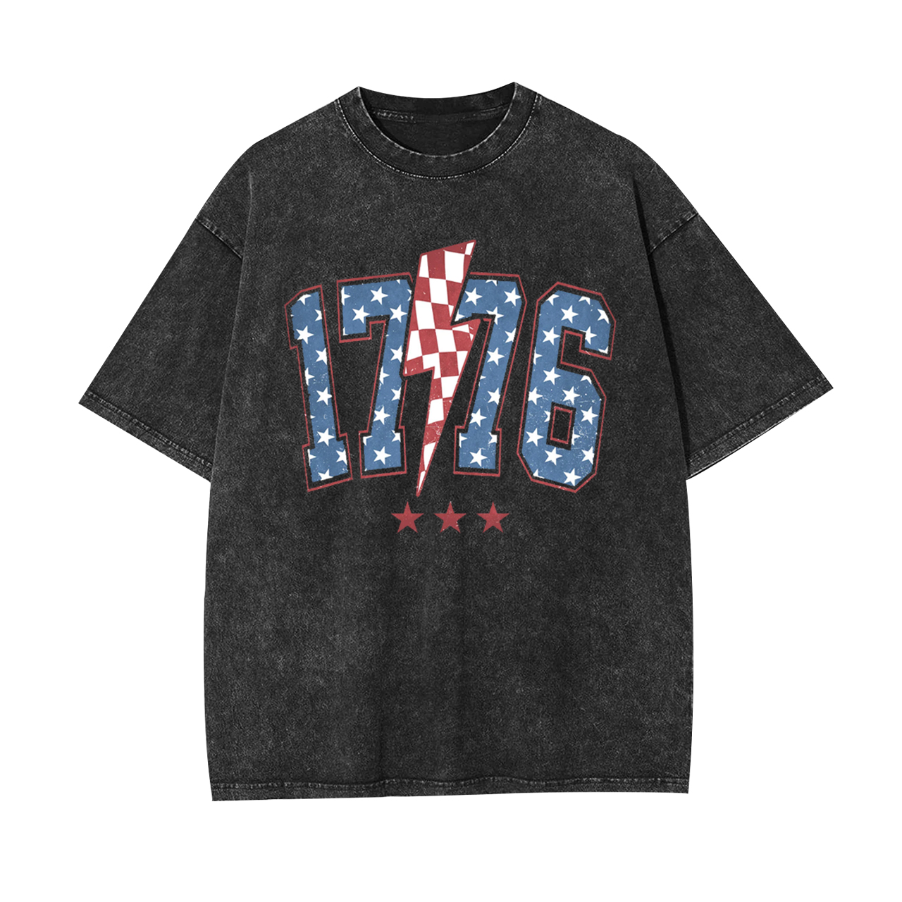 1776 America 4th of July  Garment-dye Tees