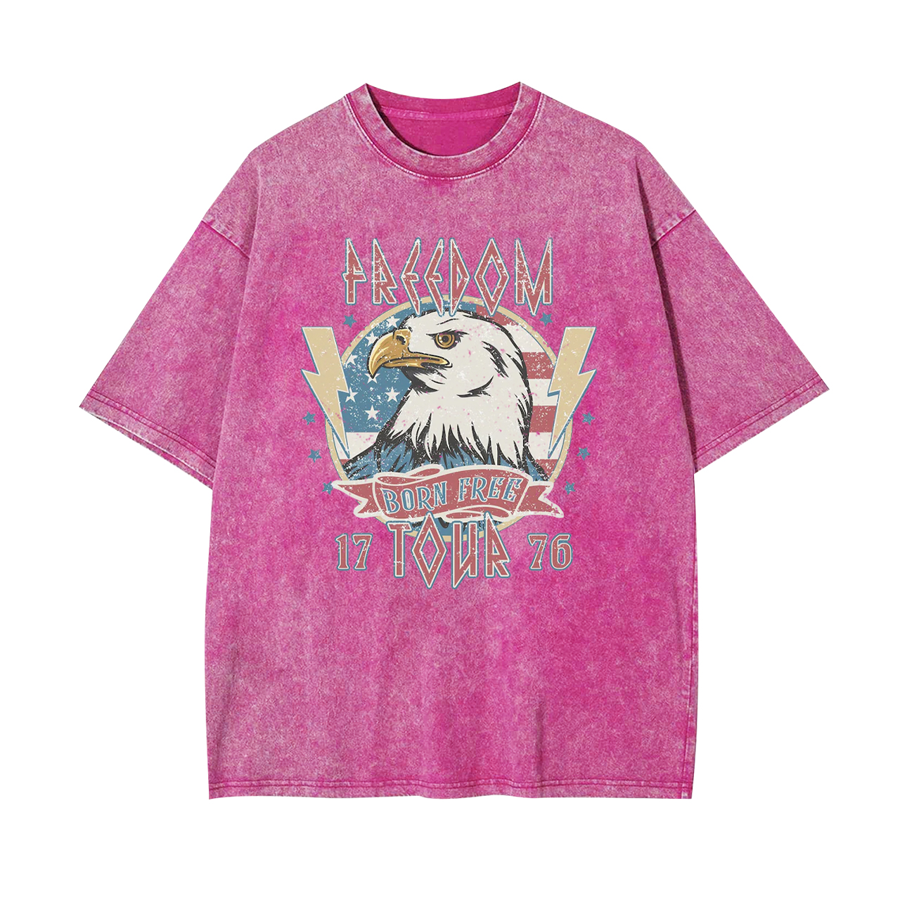 Born Free 1776 Garment-dye Tees