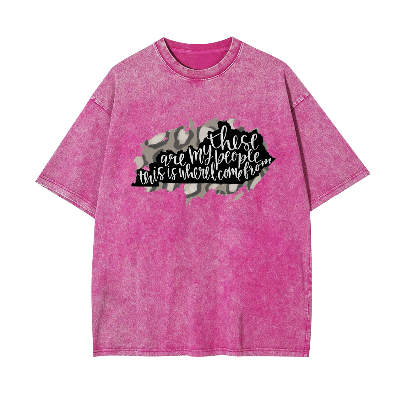 Leopard Print Kentucky Garment-dye Tees